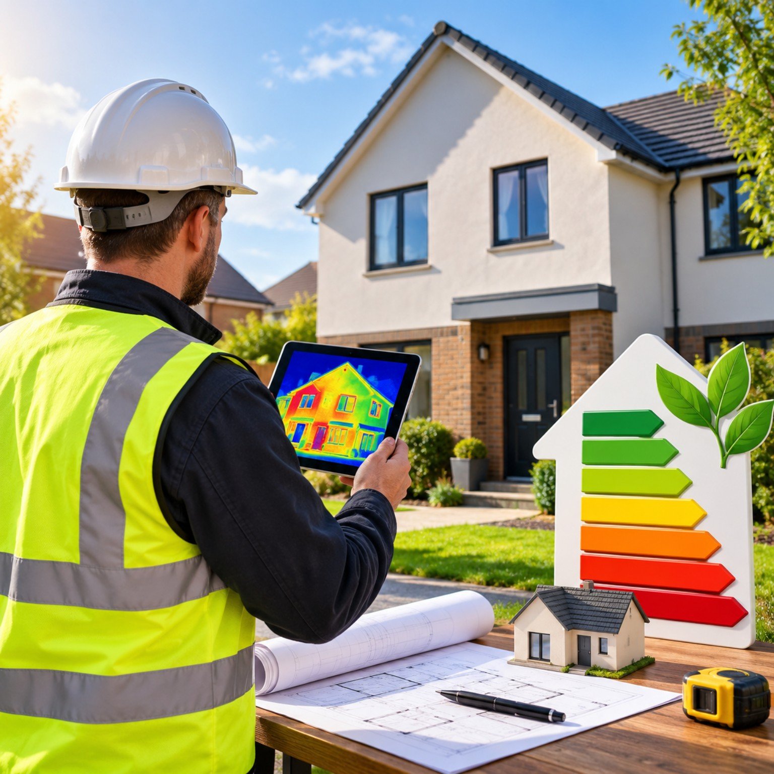 Energy efficiency assessment at a UK property